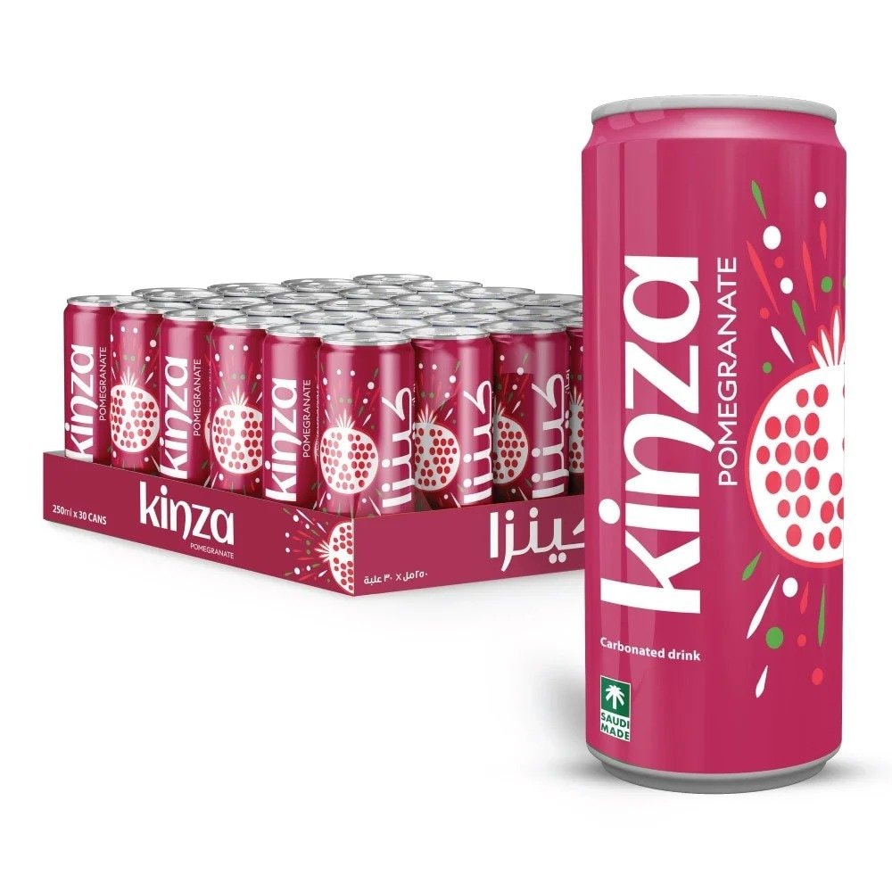Kinza Pomegranate 30x250ml + Carton 200x20 FREE