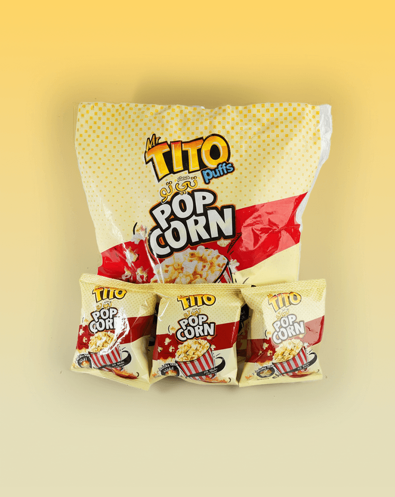 3 Tito Pop Corn Butter 18X15G