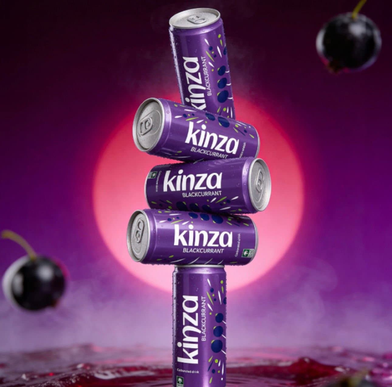 Kinza Blackcurrant 30x250ml